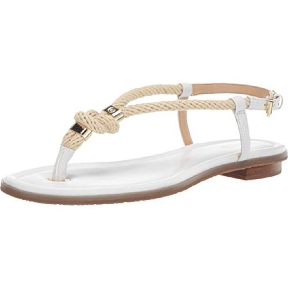 Michael Kors White Rope Sandal
